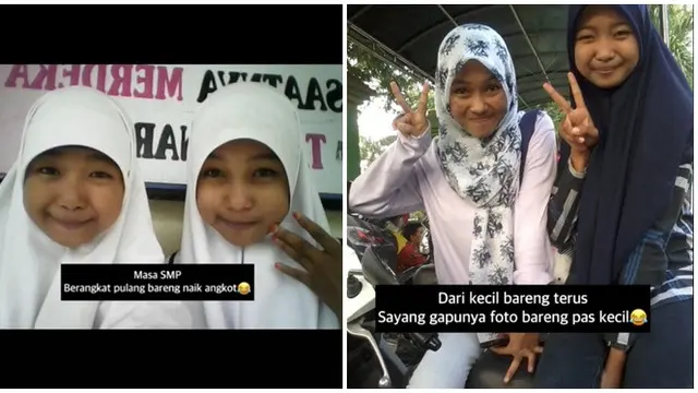 Bersahabat Sejak SMP, Kekompakan Dua Sahabat hingga Menikah Bareng Ini Bikin Salut