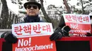 Mahkamah Konstitusi Korea Selatan menjadwal ulang sidang pembukaan pemakzulan Presiden Yoon Suk Yeol pada Kamis (16/1/2025). (Jung Yeon-je/AFP)