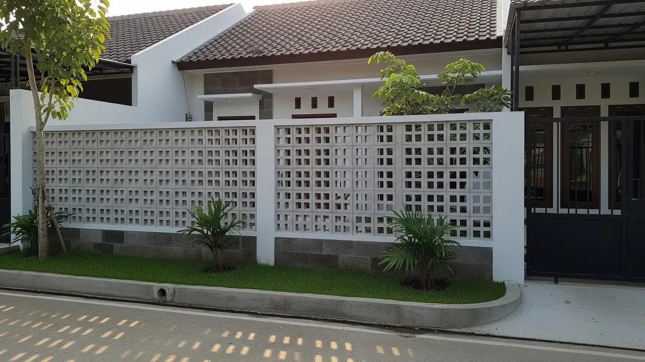 Ide Pagar Roster Modern yang Membuat Rumah Tampak Lebih Rapi/Gemini AI
