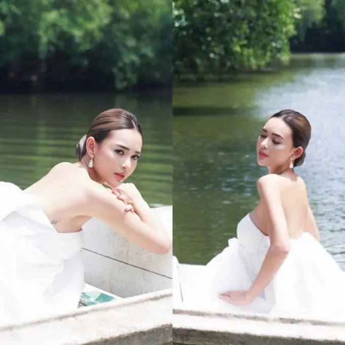 Tampilan Amanda Manopo di Atas Perahu