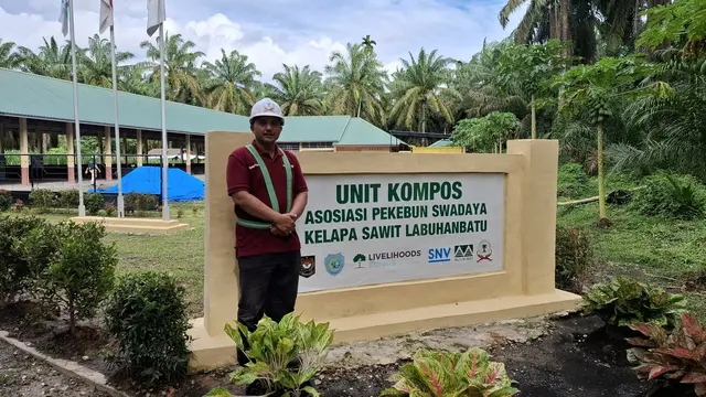 Ketua Asosiasi Pekebun Swadaya Kelapa Sawit Labuhanbatu (APSKS-LB), Syahrianto. (Foto: Liputan6.com/Agustina Melani)