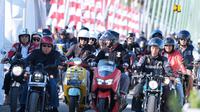 Presiden Joko Widodo (Jokowi) meresmikan Jembatan Pulau Balang pada Minggu, 28 Juli 2024. (Foto: Kementerian PUPR)