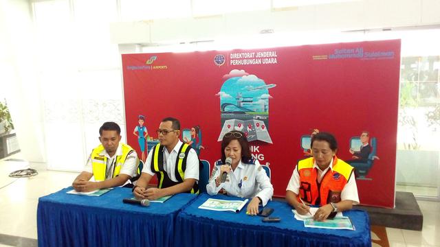 Jumpa Pers Direktur Jenderal Perhubungan Udara di Balikpapan
