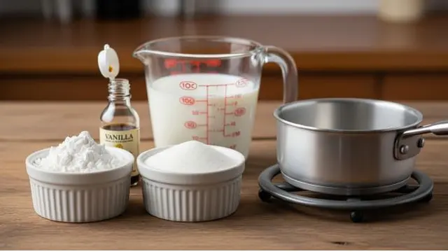 Bahan-bahan Puding Tepung Maizena