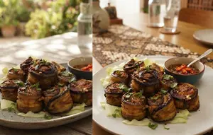 Resep Terong Gulung Isi Ayam Renyah, Gurih dan Praktis