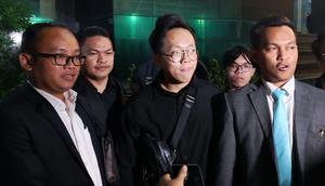 Pelapor dugaan penipuan trading kripto di Polda Metro Jaya. (Foto: Istimewa).