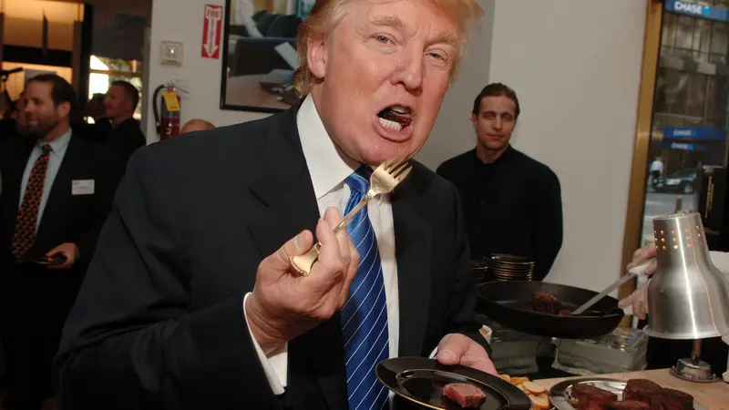 Oh, Begini Menu Makan Siang Pertama Donald Trump Sebagai Presiden
