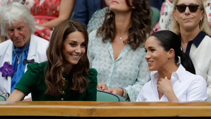 Momen Akrab Kate Middleton dan Meghan Markle di Final Wimbledon