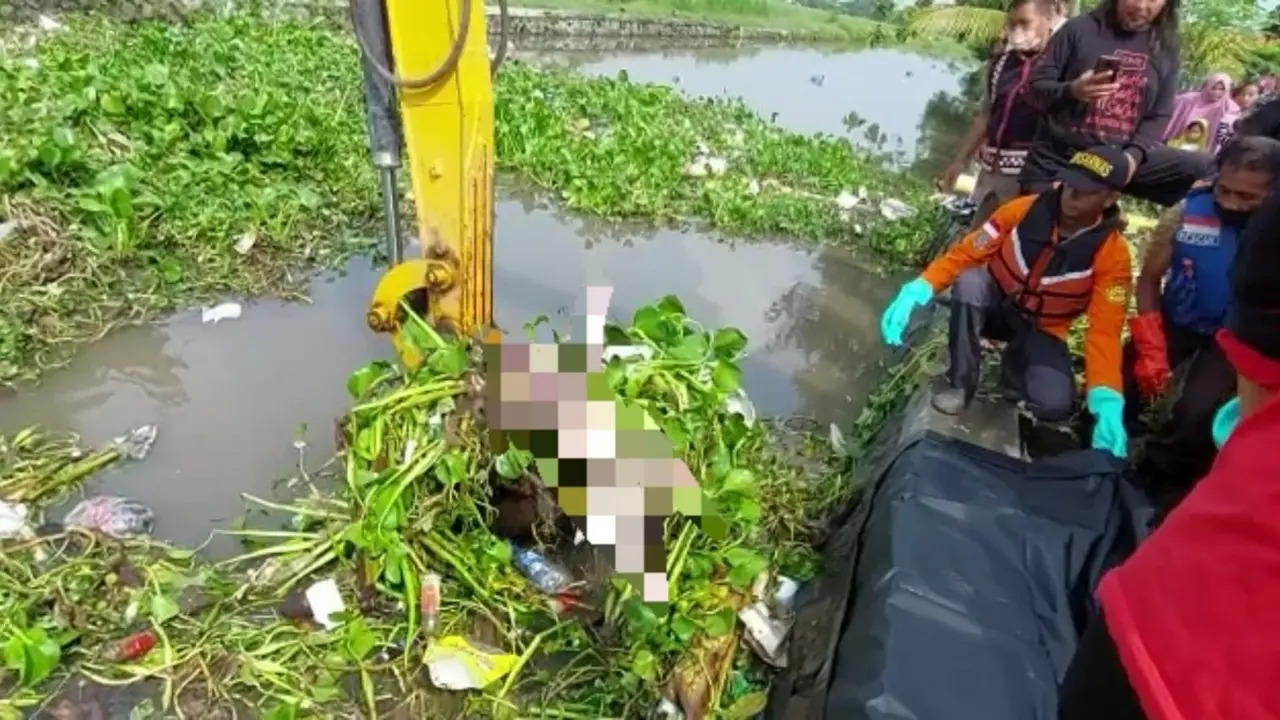 Lokasi ditemukannya balita AS di Sidoarjo. (Dian Kurniawan/Liputan6.com).