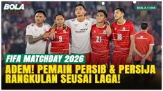Momen Langka! Pemain Persib dan Persija Kompak Menyanyikan Tanah Airku Seusai Laga