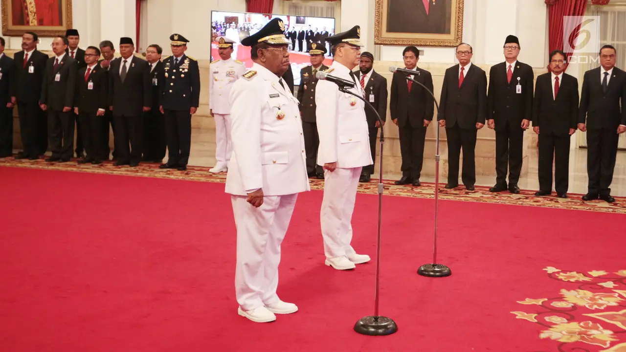 Presiden Jokowi Lantik Gubernur Riau dan Gubernur Bengkulu