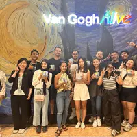 Kegiatan seru melukis karya ikonik dari&nbsp;Vincent Van Gogh/copyright spesial