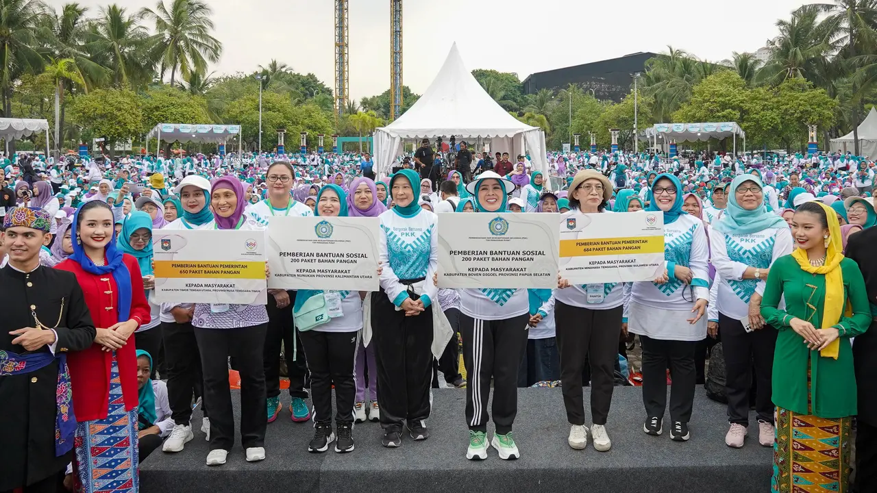 Tingkatkan Pelayanan Masyarakat, Ketum TP PKK Tekankan 6 SPM sebagai Konsep Baru Posyandu