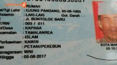  Lelaki tunanetra itu menyodorkan KTP-nya. Tertulis di kolom nama adalah Rumah. Ia adalah warga Makassar, Sulawesi Selatan. Ia memiliki kartu kendali beras miskin, program dari Badan Pemberdayaan Masyarakat (BPM) Makassar.