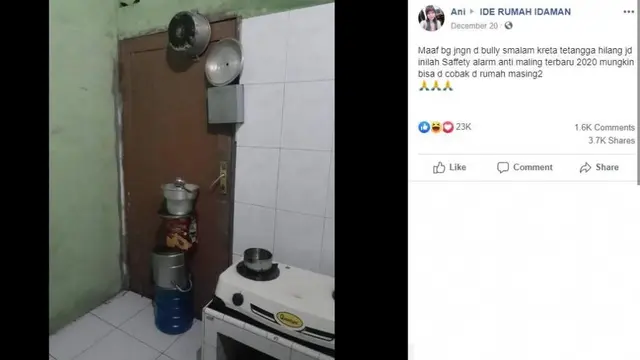 alarm anti maling buatan emak-emak