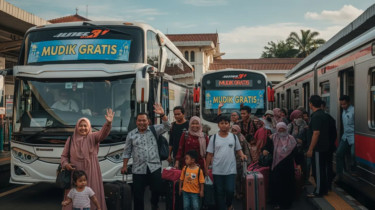 Mudik Gratis, Pemerintah dan BUMN Fasilitasi Puluhan Ribu Pemudik 2026