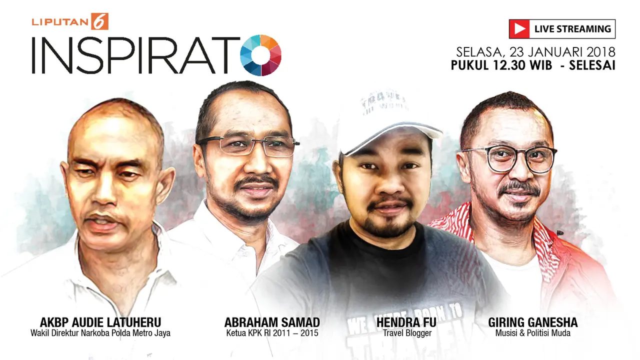 Saksikan Inspirato Bersama 4 Tokoh Inspiratif Indonesia