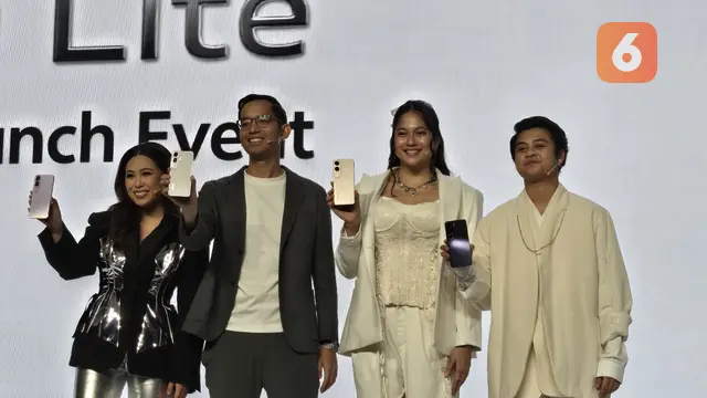 Peluncuran Vivo V40 Lite, smartphone Android dengan dukungan AI yang dibanderol mulai dari Rp 3,2 jutaan (Liputan6.com/ Agustin Setyo Wardani)