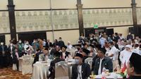 Jalinan Alumni Timur Tengah Indonesia (JATTI) mengadakan Silahturahmi Nasional (Silatnas) dan Musyawarah Nasional pertama, Jumat (17/6/2022) di Hotel Grand Cempaka, Jakarta. (Winda Nelfira/Liputan6)