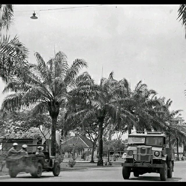 Jalanan Pontianak tempo dulu (Instagram/@pontianaksejarah)