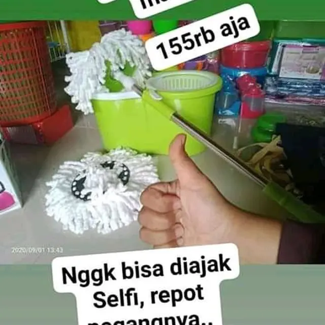 7 Potret Netizen Jual Alat Rumah Tangga Ini Kocak, Punya Gelar S3 Marketing