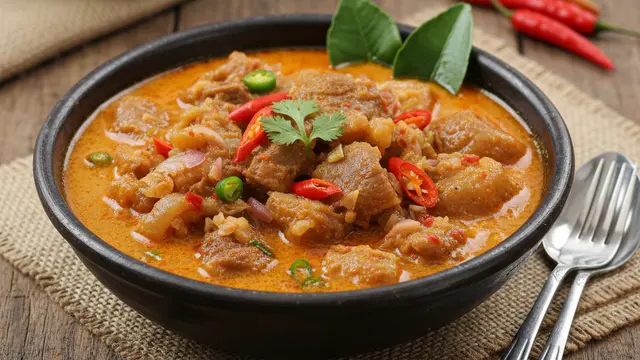 Resep Kikil Sapi Pedas Mercon (Foto: Gemini AI)