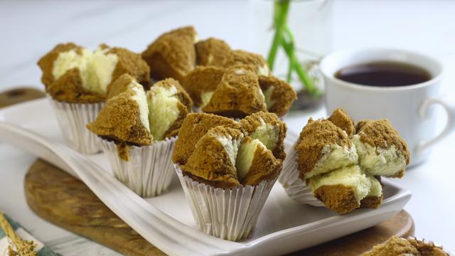 bolu kukus cokelat mekar