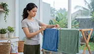 7 Cara Membuat Handuk Cepat Kering Meski Musim Hujan, Tips Ampuh Bebas Bau Apek