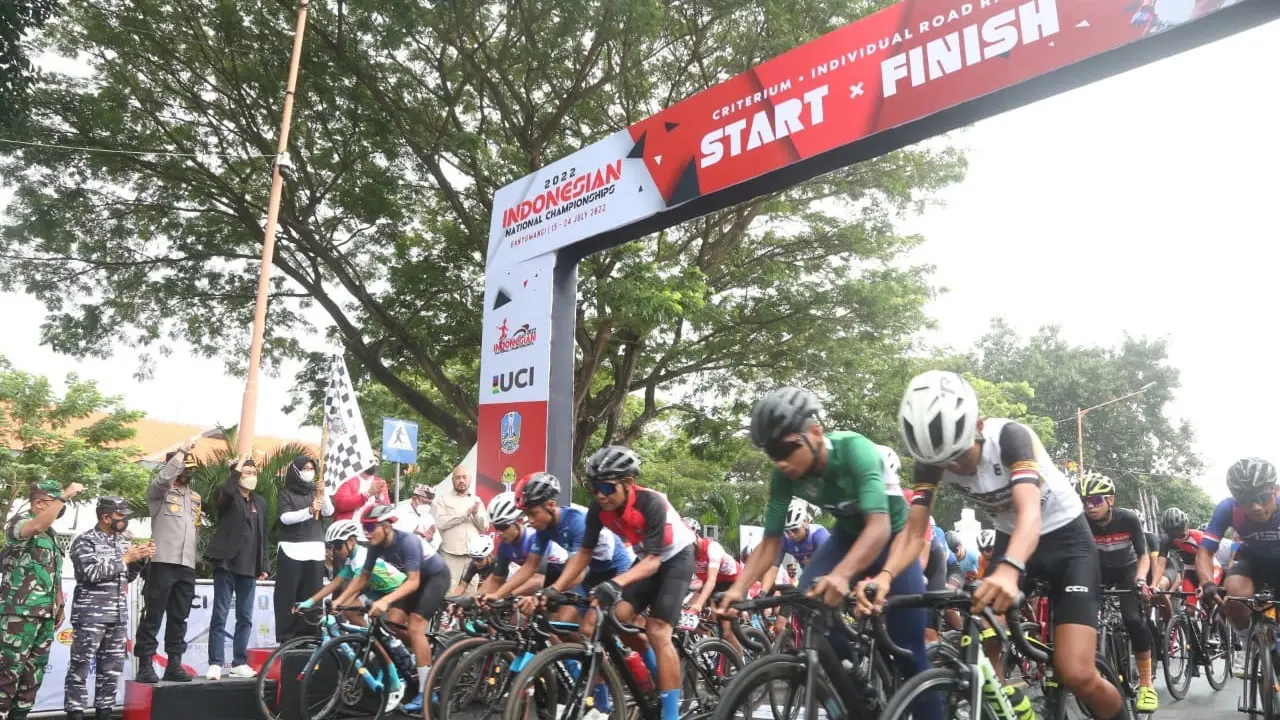Kejuraan Nasional (Kejurnas) Balap Sepeda, Indonesia National Championship (INC) 2022 di Banyuwangi (Istimewa)