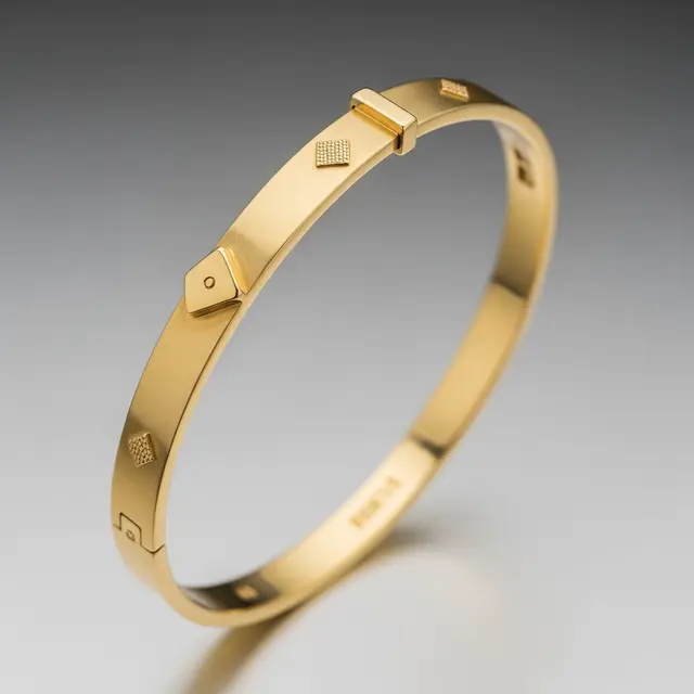 9 Model Gelang Emas 18 Karat Desain Modern, Pilihan Gaya di 2025