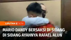 Mario Dandy menjadi saksi sidang kasus dugaan korupsi yang menjerat ayahnya, mantan pejabat Dirjen Pajak Kementerian Keuangan Rafael Alun Trisambodo. Terdakwa kasus penganiayaan ini dicecar sejumlah pertanyaan terkait aset yang dimiliki orang tuanya.