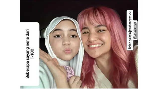 6 Potret Gaya Marshanda Rambut Pink saat Bareng Sienna, Rayakan Ultah ke-36