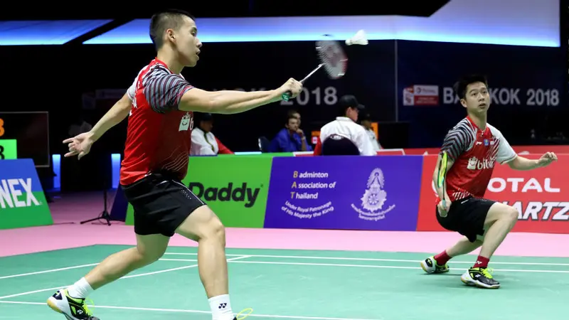 Kevin Sanjaya Sukamuljo/Marcus Fernaldi Gideon, Piala Thomas 2018