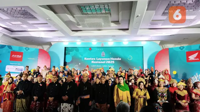 Para Peserta Kontes Layanan Honda Nasional (KLHN) 2025 dari Berbagai Lini Layanan (Liputan6.com/Muhamad Ridwan)