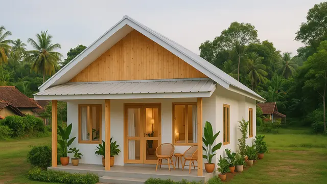 Konsep Rumah Sederhana Tapi Mewah di Kampung/via ChatGPT