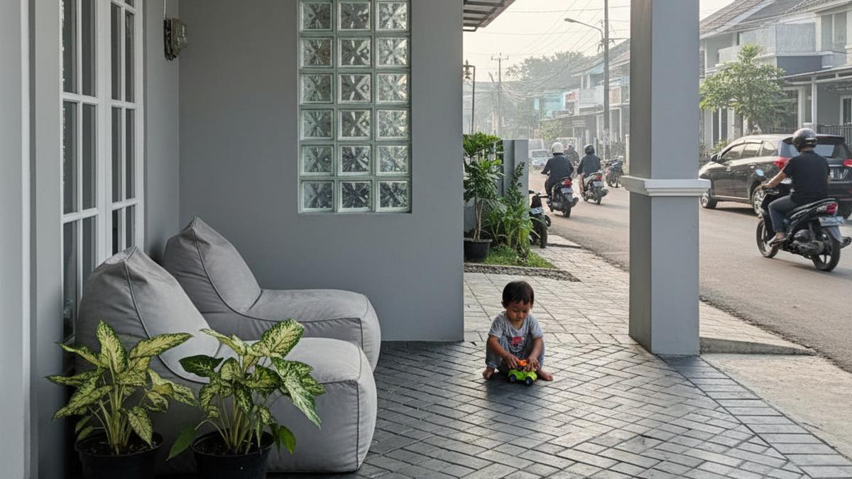 6 Warna Cat Teras yang Bikin Rumah Kelihatan Adem Meski Tanpa Kanopi, Hunian Sejuk dan Nyaman