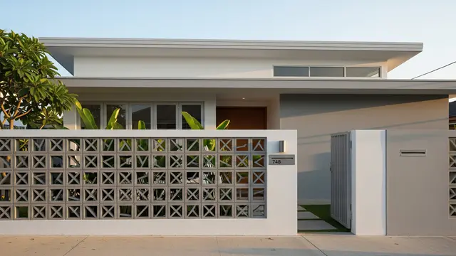Pagar Rumah dengan Roster