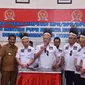 Rombongan MPR-DPR RI di Wamena, ibu kota Kabupaten Jayawijaya. Dalam kunjungannya ke Papua, 47 anggota MPR-DPR RI mengunjungi 3 kabupaten yakni Jayapura, Jayawijaya dan Mimika. (Liputan6.com/Katharina Janur/Polda Papua)