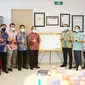 Kunjungan manajemen PLN Riau ke rumah sakit rujukan Covid-19 terkait pelayana listrik selama pandemi. (Liputan6.com/M Syukur)