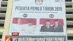 Meski belum menetapkan durasi tambahan tersebut, KPU masih akan berdiskusi dengan tim kampanye nasional, badan pemenangan nasional, dan televisi penyelenggara.