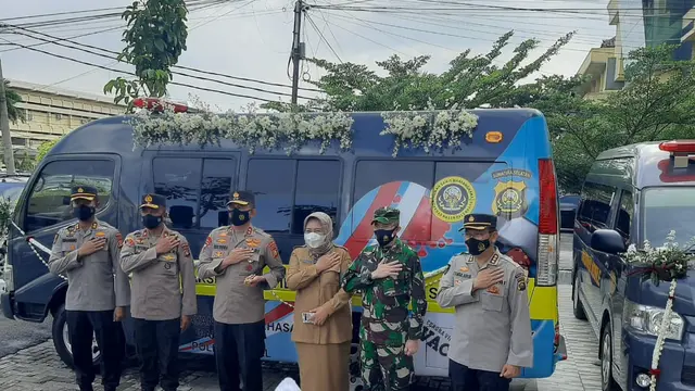 Resmikan Mobile Vaksinasi Covid-19, Kapolda Sumsel : Pelayanan Terbaik ke Masyarakat