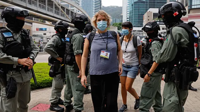 Gedung Legislatif Hong Kong Memperketat Penjagaan