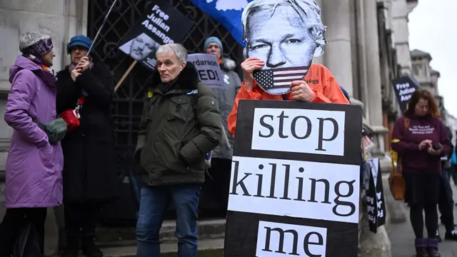 Dukungan untuk Pendiri Wikileaks Julian Assange