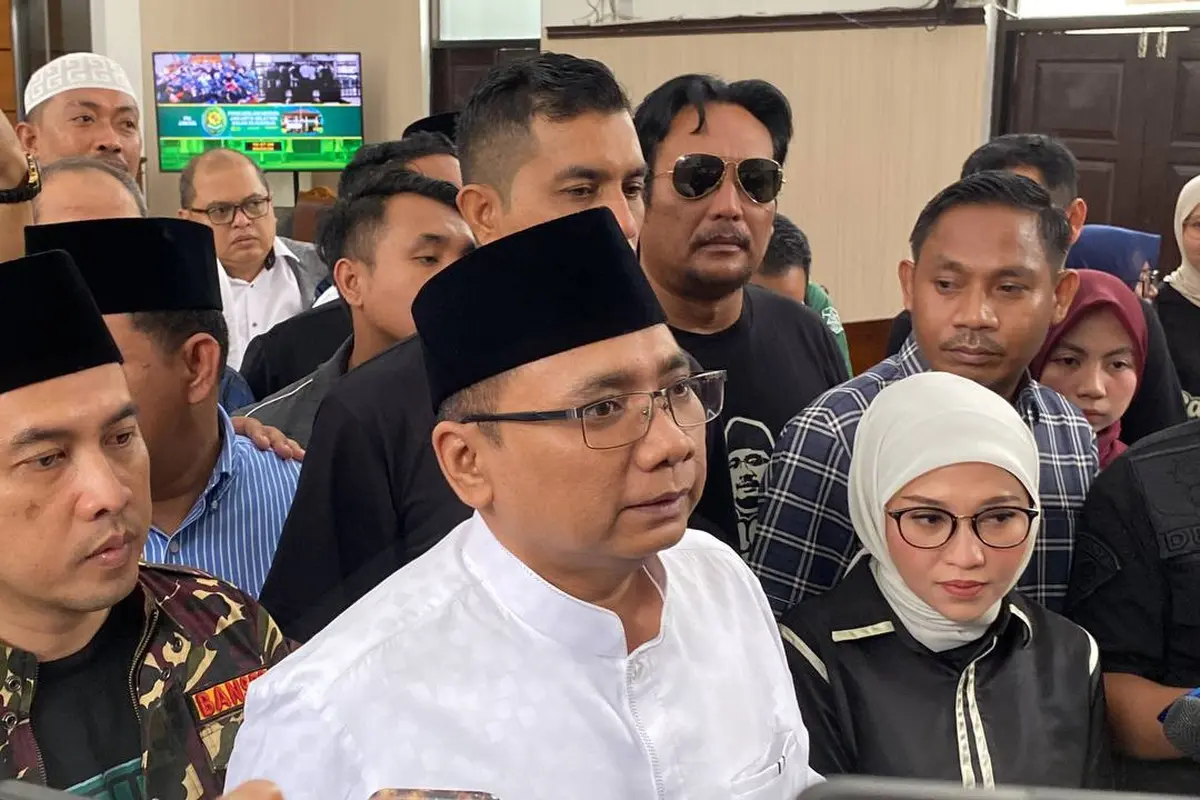 Mantan Menteri Agama Yaqut Cholil Qoumas di sidang praperadilan