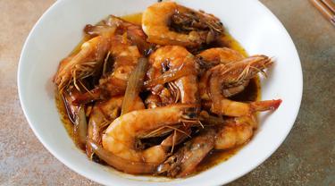 Resep Udang Bawang Saus Tiram 2 Bahan Praktis Lifestyle Fimela Com
