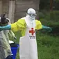 Salah satu wabah Ebola terburuk di dunia meneror Republik Demokratik Kongo selama 2018 (AP/Al-hadji Kudro Maliro)