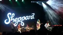 Sheppard tampil sekitar pukul 20.30 WIB, band pop indie asal Australia ini menjadi salah satu tujuan utama penonton We The Fest 2015. (Galih W. Satria/Bintang.com)