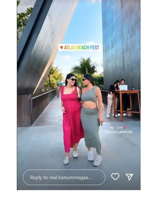7 Potret Hanum Mega saat Lakukan Babymoon Sendiri di Bali, Curi Perhatian