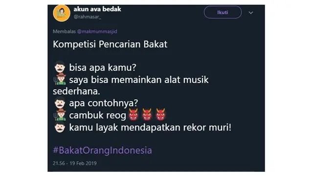 bakat orang indonesia