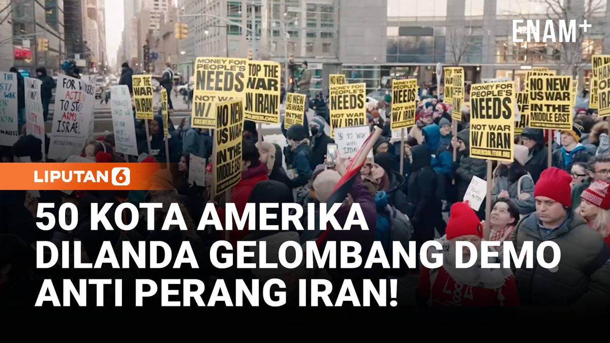Serangan AS-Israel ke Iran Picu Gelombang Protes di 50 Kota Amerika